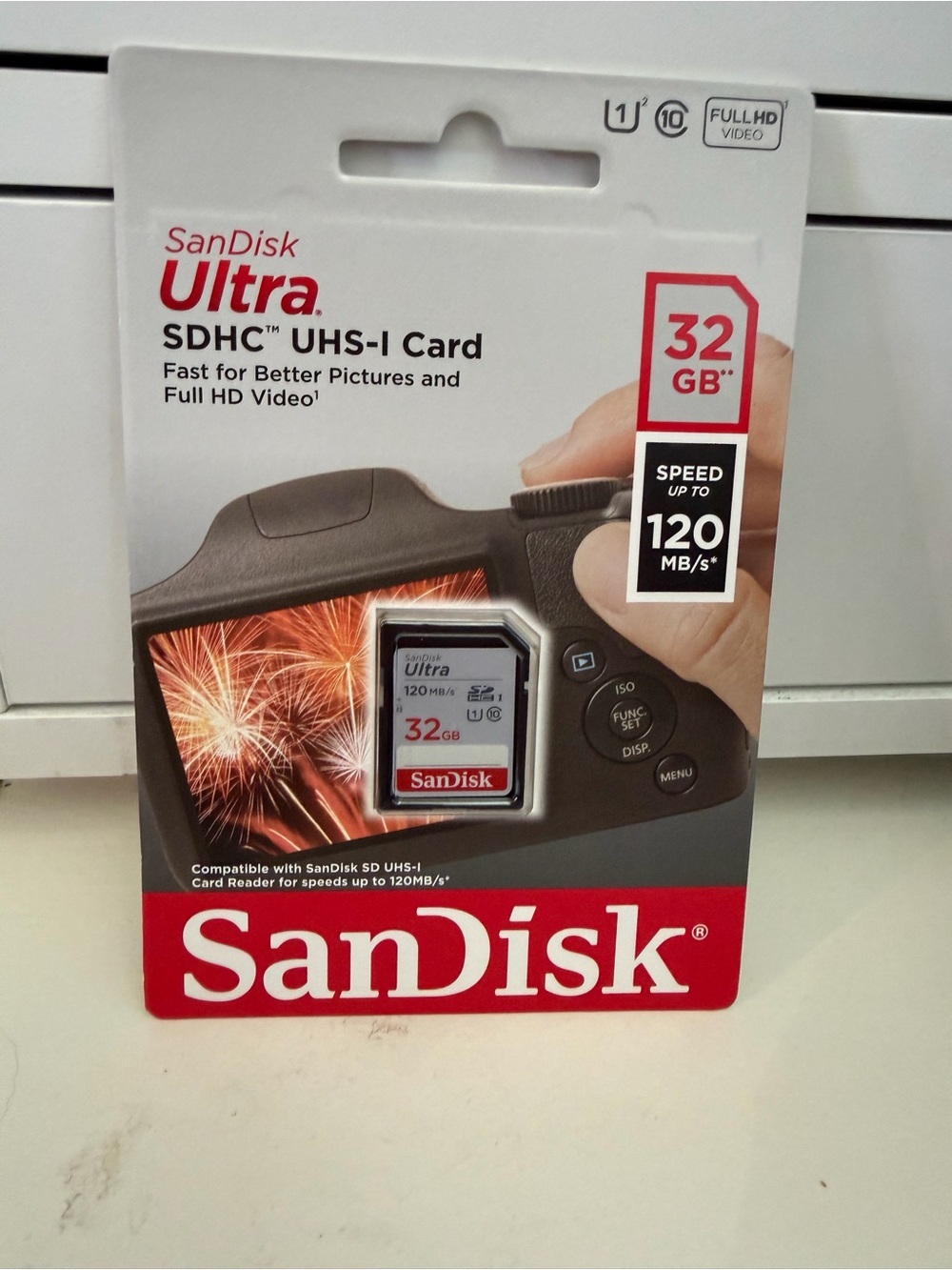 SanDisk Ultra 32GB SD SDHC Flash Memory Card Class 10 120MB/s UHS-I